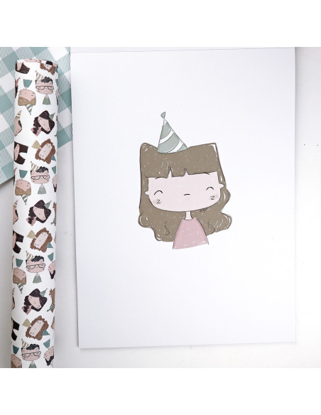 1Década 9x12" paper pad | Alúa Cid design