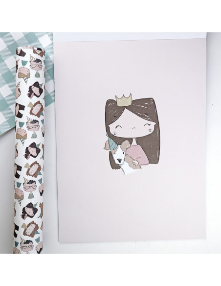 1Década 9x12" paper pad