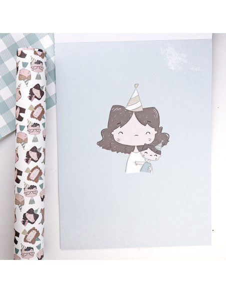 1Década 9x12" paper pad