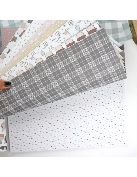 1Década 12x12" paper pad | Alúa Cid design