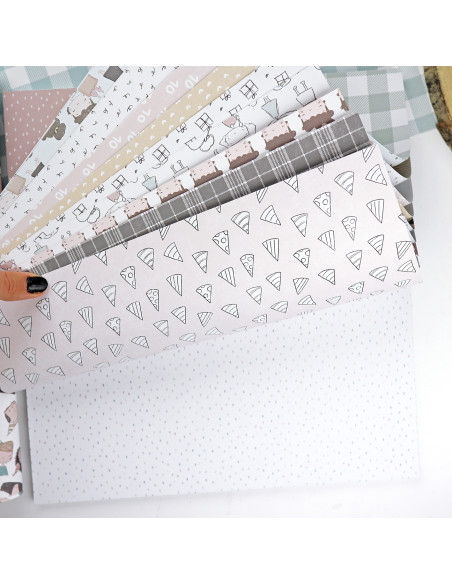 1Década 12x12" paper pad | Alúa Cid design