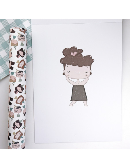 1Década 9x12" paper pad | Alúa Cid design