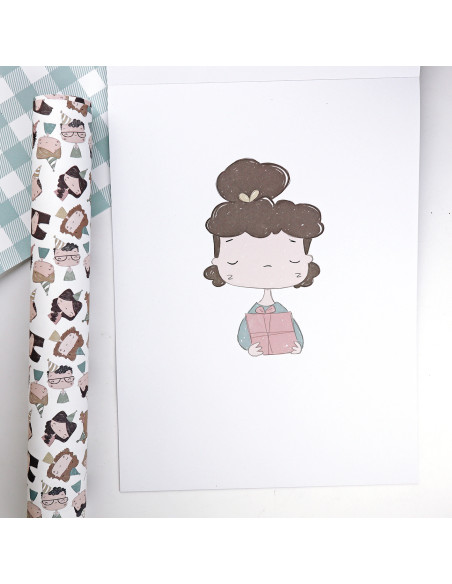 1Década 9x12" paper pad