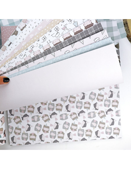 1Década 12x12" paper pad | Alúa Cid design