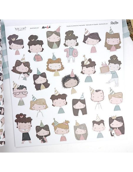 1Década 12x12" paper pad | Alúa Cid design