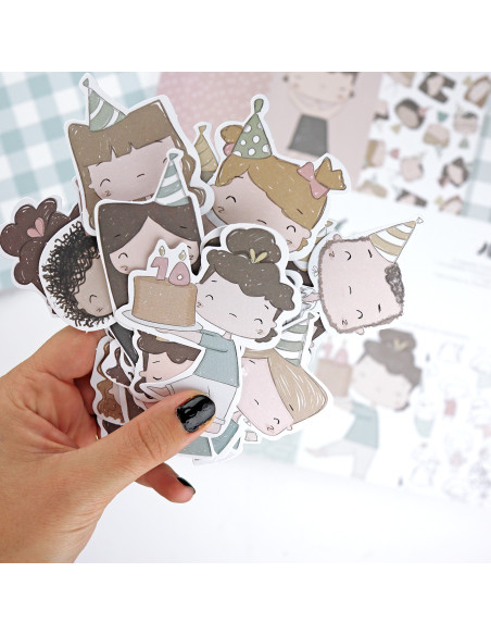 1Década 12x12" paper pad | Alúa Cid design