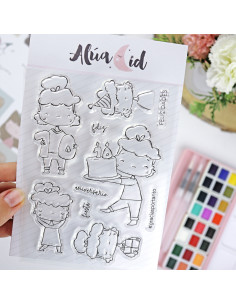 10 años con Rita. Clear stamps set | 1Década Collection