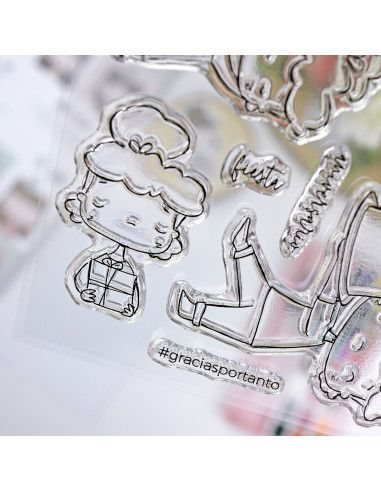 10 años con Rita. Clear stamps set |... 10 años con Rita. Clear stamps set |...
