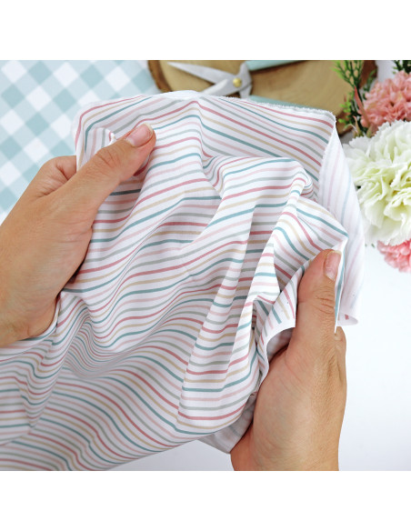 5m Listas printed fabric | 1Década by Alúa Cid