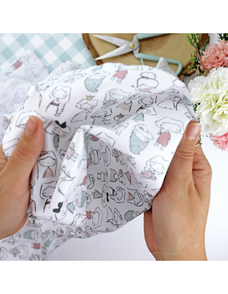 5m Una de Cada printed fabric | 1Década by Alúa Cid