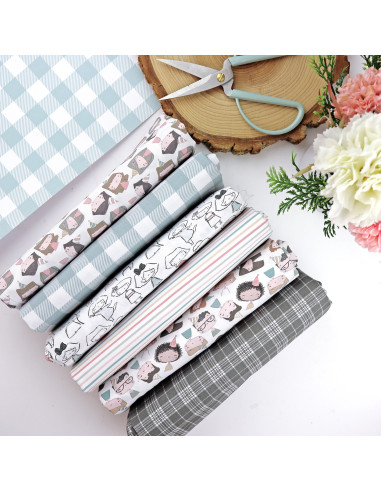 5m Vichy Rita printed fabric |... 5m Vichy Rita printed fabric |...