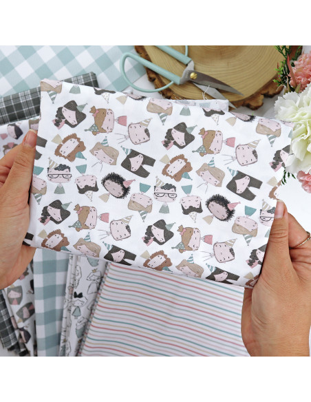 5m Popurrí printed fabric | 1Década by Alúa Cid