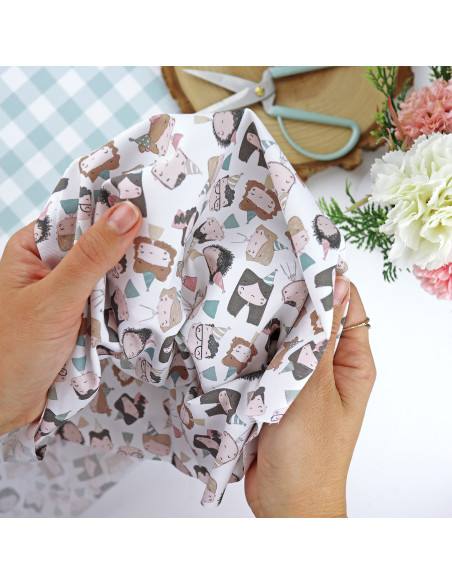 5m Popurrí printed fabric | 1Década by Alúa Cid