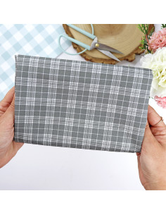 5m Cuadros printed fabric | 1Década by Alúa Cid