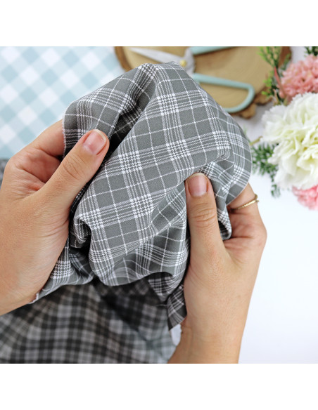 5m Cuadros printed fabric | 1Década by Alúa Cid