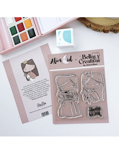 SelloBello Juntos es mejor clear stamps set | Alúa Cid + Johanna Rivero
