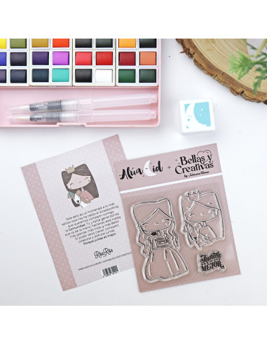 SelloBello Juntos es mejor clear stamps set | Alúa Cid + Johanna Rivero