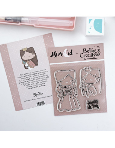 SelloBello Juntos es mejor clear stamps set | Alúa Cid + Johanna Rivero