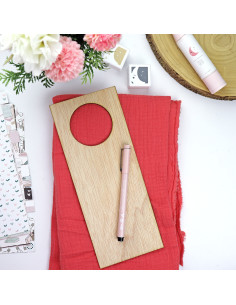 Wooden door hanger