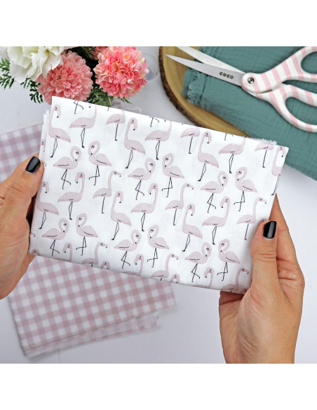 5m Flamencos printed fabric | Ohana by Alúa Cid