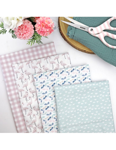 5m Vichy Ohana printed fabric | Ohana... 5m Vichy Ohana printed fabric | Ohana...