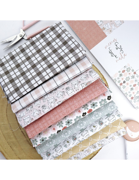 5m Campo de flores printed fabric | Menos es Nada by Alúa Cid