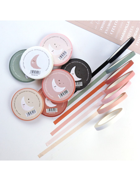 Rosa Talco fine washi tape | Alúa Cid design