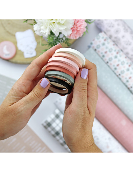 Salmón fine washi tape | Alúa Cid design