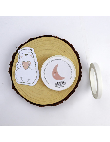 Blanco fine washi tape