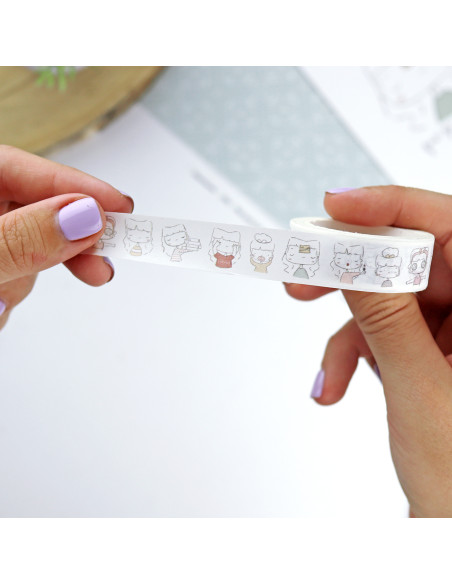 Menos es nada washi tape | Alúa Cid design