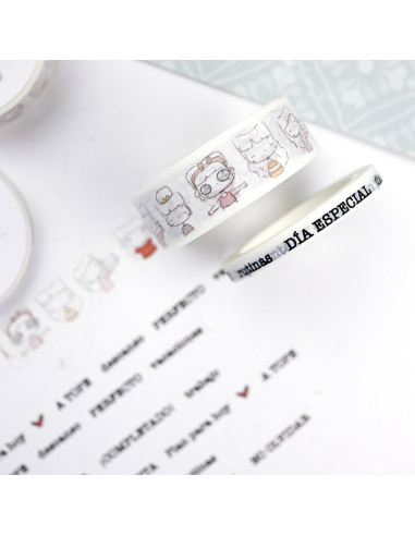 Menos es nada washi tape | Alúa Cid design