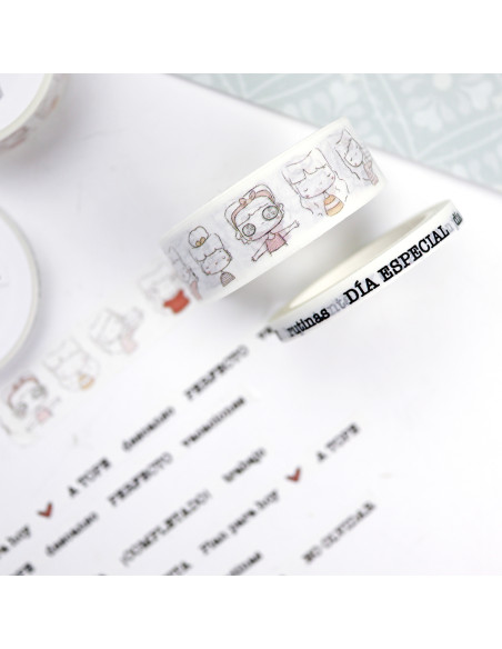 Menos es nada washi tape | Alúa Cid design