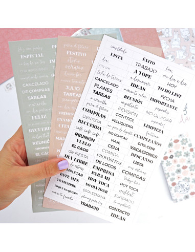 Menos es Nada stickers set