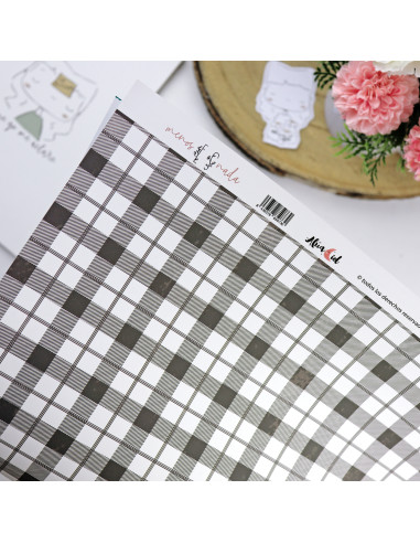 Cuadros laminated paper| Menos es nada collection