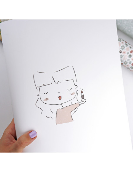 Yo Poderosa laminated paper| Menos es nada collection