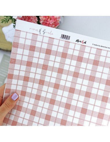 Yo Optimista laminated paper| Menos es nada collection