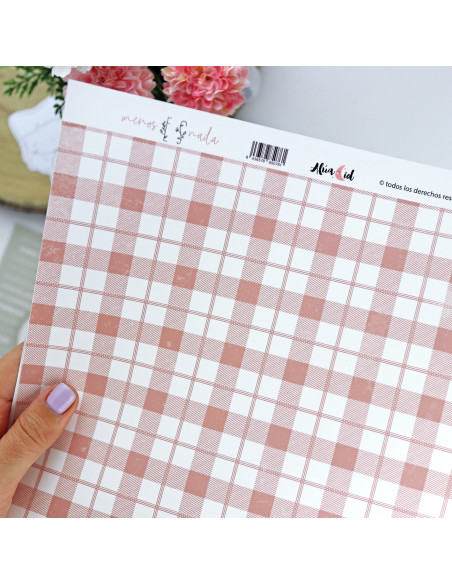 Yo Optimista laminated paper| Menos es nada collection