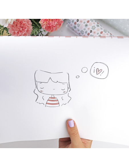 Yo Optimista laminated paper| Menos es nada collection