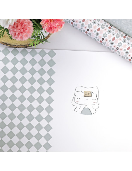 No olvidar laminated paper| Menos es nada collection