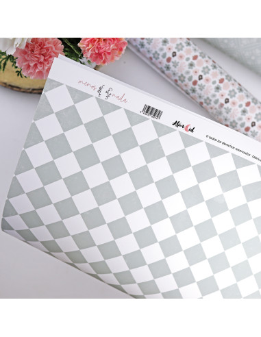 No olvidar laminated paper| Menos es nada collection No olvidar laminated paper| Menos es nada collection