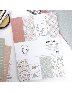 Menos es nada 9x12" paper pad | Alúa Cid design