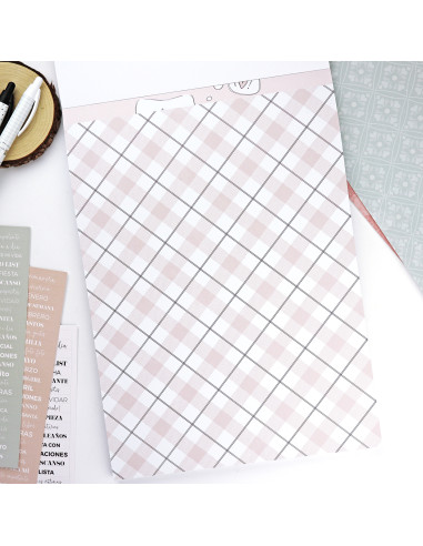 Menos es nada 9x12" paper pad | Alúa Cid design