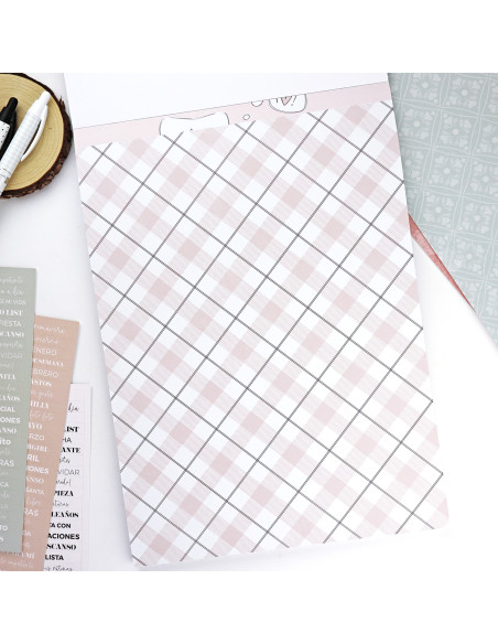 Menos es nada 9x12" paper pad | Alúa Cid design