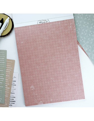 Menos es nada 9x12" paper pad | Alúa Cid design