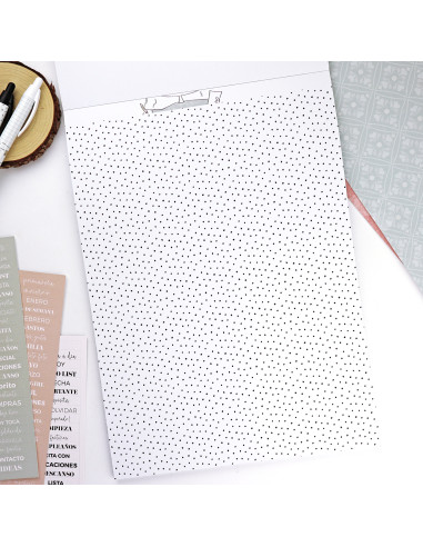 Menos es nada 9x12" paper pad | Alúa...
