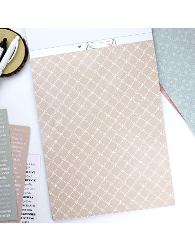 Menos es nada 9x12" paper pad | Alúa...