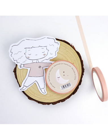 Salmón fine washi tape