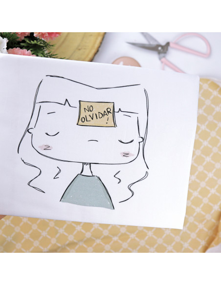 No olvidar fabric panel | Menos es Nada collection