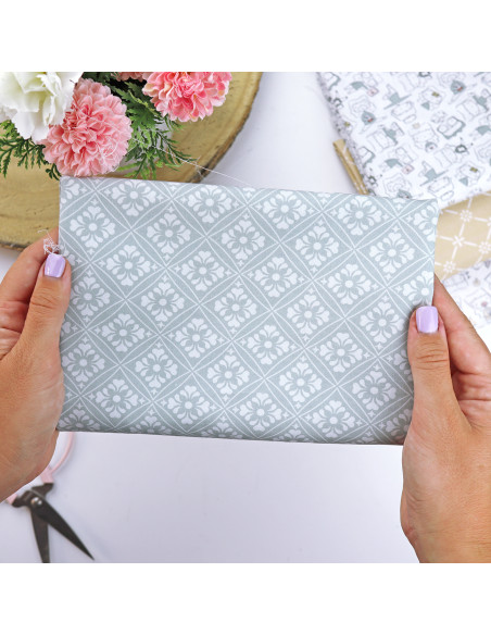 5m Campo de flores printed fabric | Menos es Nada by Alúa Cid