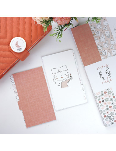 Personal diary dividers | Menos es nada collection Personal diary dividers | Menos es nada collection